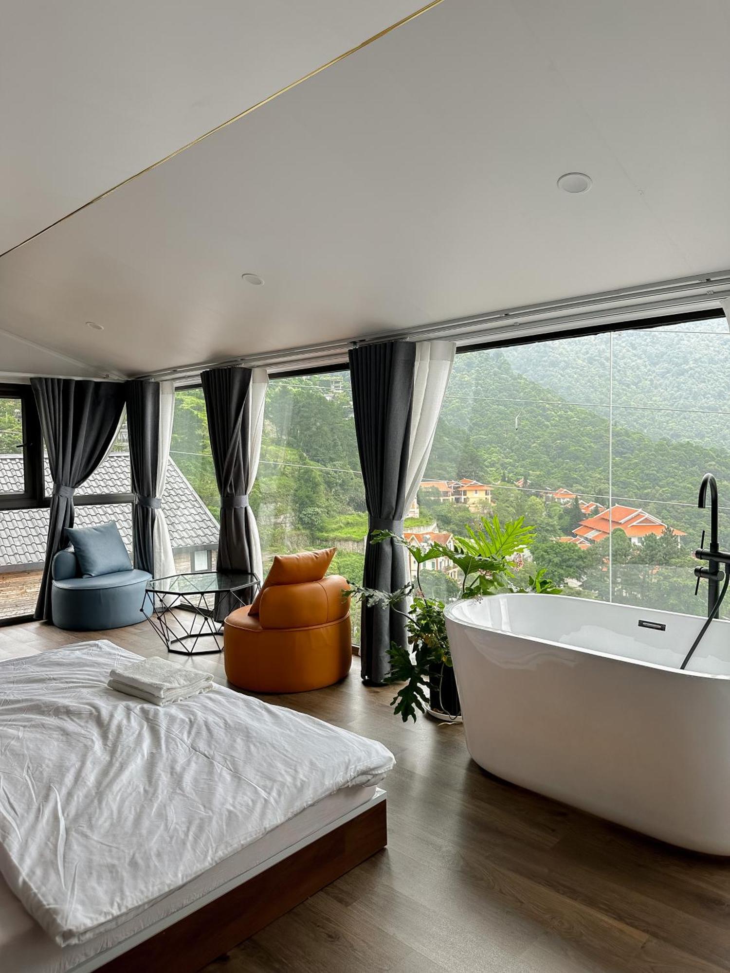 Bach Xanh House Lägenhet Tam Ðảo Exteriör bild